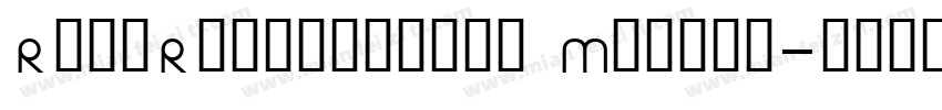 ReebReebbyoobxz Medium字体转换